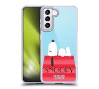 Head Case Designs Licenza Ufficiale Peanuts Casa Snoopy Sogni Deco Custodia in Gel [Protezione di Grado Militare] Compatibile con Samsung Galaxy S21 5G E Compatibile con MagSafe