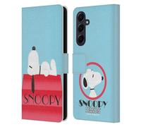 Head Case Designs Licenza Ufficiale Peanuts Casa Snoopy Sogni Deco Custodia Portafoglio in Pelle Compatibile con Samsung Galaxy A55 5G
