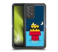 Head Case Designs Licenza Ufficiale Peanuts Casa Woodstock metà E Risate Custodia Antiurto Ultra Blindata Compatibile con Galaxy A52 / A52s / 5G (2021)