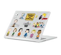 Head Case Designs Licenza Ufficiale Peanuts Cast Icone e Personaggi Custodia Laptop Trasparente Armatura Rigida Cristallo Compatibile con MacBook Air 13.6" M2 A2681/M3 A3113/M4 A3240 2022/2024/2025