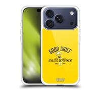 Head Case Designs Licenza Ufficiale Peanuts Charlie Brown Buon Dio Squadra Sport Custodia in Gel [Protezione di Grado Militare] Compatibile con Apple iPhone 17 PRO