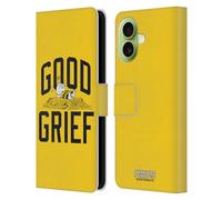 Head Case Designs Licenza Ufficiale Peanuts Charlie Brown Gruppo Motivi 2 Squadra Sport Custodia Portafoglio in Pelle Compatibile con Apple iPhone 17