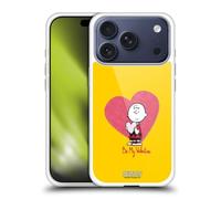 Head Case Designs Licenza Ufficiale Peanuts Charlie Brown Valentino 2 Sigillato con Un Bacio Custodia in Gel [Protezione di Grado Militare] Compatibile con Apple iPhone 17 PRO