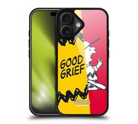 Head Case Designs Licenza Ufficiale Peanuts Charlie Oh Santo Cielo metà E Risate Cover in Gel Rinforzata [Protezione di Grado Militare] Compatibile con Apple iPhone 17