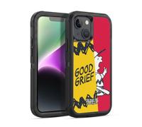 Head Case Designs Licenza Ufficiale Peanuts Charlie Oh Santo Cielo metà E Risate Custodia Antiurto Ultra Blindata Compatibile con Apple iPhone 14