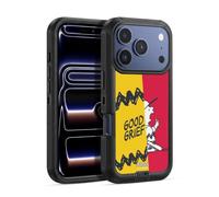 Head Case Designs Licenza Ufficiale Peanuts Charlie Oh Santo Cielo metà E Risate Custodia Antiurto Ultra Blindata Compatibile con Apple iPhone 17 PRO