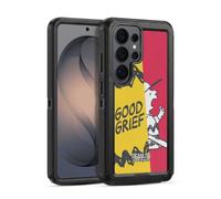 Head Case Designs Licenza Ufficiale Peanuts Charlie Oh Santo Cielo Metà E Risate Custodia Antiurto Ultra Blindata compatibile con Samsung Galaxy S26 Ultra