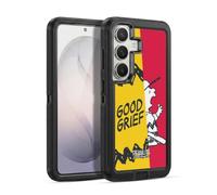 Head Case Designs Licenza Ufficiale Peanuts Charlie Oh Santo Cielo Metà E Risate Custodia Antiurto Ultra Blindata compatibile con Samsung Galaxy S26 Plus