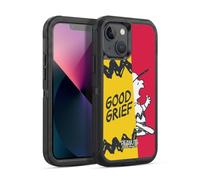 Head Case Designs Licenza Ufficiale Peanuts Charlie Oh Santo Cielo metà E Risate Custodia Antiurto Ultra Blindata Compatibile con Apple iPhone 13