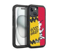 Head Case Designs Licenza Ufficiale Peanuts Charlie Oh Santo Cielo metà E Risate Custodia Antiurto Ultra Blindata Compatibile con Apple iPhone 15