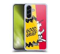 Head Case Designs Licenza Ufficiale Peanuts Charlie Oh Santo Cielo metà E Risate Custodia in Gel [Protezione di Grado Militare] Compatibile con Samsung Galaxy A56 5G
