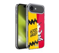 Head Case Designs Licenza Ufficiale Peanuts Charlie Oh Santo Cielo metà E Risate Custodia in Gel [Protezione di Grado Militare] Compatibile con Apple iPhone 17 Air