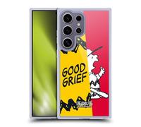 Head Case Designs Licenza Ufficiale Peanuts Charlie Oh Santo Cielo metà E Risate Custodia in Gel [Protezione di Grado Militare] Compatibile con Samsung Galaxy S25 Ultra E Compatibile con MagSafe