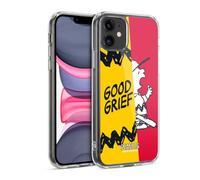 Head Case Designs Licenza Ufficiale Peanuts Charlie Oh Santo Cielo Metà E Risate Custodia in Gel [Protezione di Grado Militare] Compatibile Con Apple iPhone 11 E Compatibile Con MagSafe