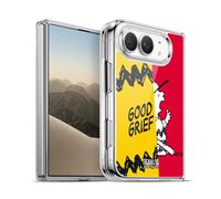 Head Case Designs Licenza Ufficiale Peanuts Charlie Oh Santo Cielo Metà E Risate Custodia in Gel [Protezione di Grado Militare] Compatibile Con Apple iPhone Duo E Compatibile Con MagSafe