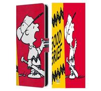 Head Case Designs Licenza Ufficiale Peanuts Charlie Oh Santo Cielo metà E Risate Custodia Portafoglio in Pelle Compatibile con Samsung Galaxy S25 Fe