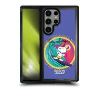 Head Case Designs Licenza Ufficiale Peanuts Cowabunga Surf Snoopy Passeggiata Aerografata Custodia Antiurto Ultra Blindata Compatibile con Samsung Galaxy S23 Ultra 5G