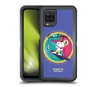 Head Case Designs Licenza Ufficiale Peanuts Cowabunga Surf Snoopy Passeggiata Aerografata Custodia Antiurto Ultra Blindata Compatibile con Samsung Galaxy A12 (2020)