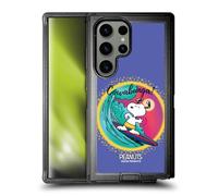 Head Case Designs Licenza Ufficiale Peanuts Cowabunga Surf Snoopy Passeggiata Aerografata Custodia Antiurto Ultra Blindata Compatibile con Samsung Galaxy S24 Ultra 5G