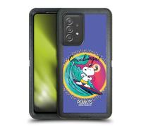 Head Case Designs Licenza Ufficiale Peanuts Cowabunga Surf Snoopy Passeggiata Aerografata Custodia Antiurto Ultra Blindata Compatibile con Galaxy A52 / A52s / 5G (2021)