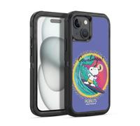Head Case Designs Licenza Ufficiale Peanuts Cowabunga Surf Snoopy Passeggiata Aerografata Custodia Antiurto Ultra Blindata Compatibile con Apple iPhone 15