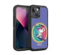 Head Case Designs Licenza Ufficiale Peanuts Cowabunga Surf Snoopy Passeggiata Aerografata Custodia Antiurto Ultra Blindata Compatibile con Apple iPhone 13