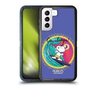 Head Case Designs Licenza Ufficiale Peanuts Cowabunga Surf Snoopy Passeggiata Aerografata Custodia Antiurto Ultra Blindata Compatibile con Samsung Galaxy S21 5G
