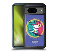 Head Case Designs Licenza Ufficiale Peanuts Cowabunga Surf Snoopy Passeggiata Aerografata Custodia Antiurto Ultra Blindata Compatibile con Google Pixel 8