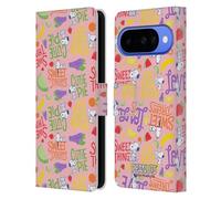 Head Case Designs Licenza Ufficiale Peanuts Dolce Snoopy Naturalmente dolce Custodia Portafoglio in Pelle Compatibile con Google Pixel 10