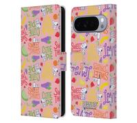 Head Case Designs Licenza Ufficiale Peanuts Dolce Snoopy Naturalmente dolce Custodia Portafoglio in Pelle Compatibile con Google Pixel 10 Pro XL