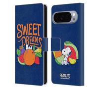Head Case Designs Licenza Ufficiale Peanuts Dolci Sogni Snoopy Naturalmente dolce Custodia Portafoglio in Pelle Compatibile con Google Pixel 10 Pro XL