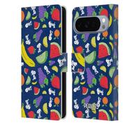 Head Case Designs Licenza Ufficiale Peanuts Frutti e Snoopy Naturalmente dolce Custodia Portafoglio in Pelle Compatibile con Google Pixel 10 Pro XL