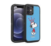 Head Case Designs Licenza Ufficiale Peanuts Joe Cool I Tanti Volti Di Snoopy Custodia Antiurto Ultra Blindata compatibile con Apple iPhone 12 / iPhone 12 Pro