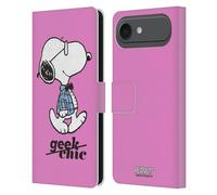 Head Case Designs Licenza Ufficiale Peanuts Joe Fighetto I Tanti Volti di Snoopy Custodia Portafoglio in Pelle Compatibile con Apple iPhone 17 Air