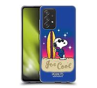Head Case Designs Licenza Ufficiale Peanuts Joe Surf Cool Snoopy Passeggiata Aerografata Custodia in Gel [Protezione di Grado Militare] Compatibile con Galaxy A52 / A52s / 5G (2021)