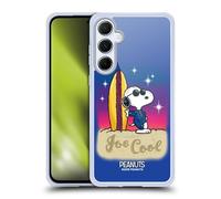 Head Case Designs Licenza Ufficiale Peanuts Joe Surf Cool Snoopy Passeggiata Aerografata Custodia in Gel [Protezione di Grado Militare] Compatibile con Samsung Galaxy A55 5G