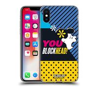 Head Case Designs Licenza Ufficiale Peanuts Lucy Van Pelt metà E Risate Custodia in Gel [Protezione di Grado Militare] Compatibile con Apple iPhone X/iPhone XS