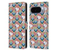 Head Case Designs Licenza Ufficiale Peanuts Modello Arancione Snoopy Sogni Deco Custodia Portafoglio in Pelle Compatibile con Google Pixel 10 Pro XL