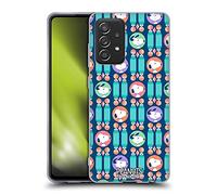 Head Case Designs Licenza Ufficiale Peanuts Modello Blu Snoopy Sogni Deco Custodia in Gel [Protezione di Grado Militare] Compatibile con Galaxy A52 / A52s / 5G (2021)