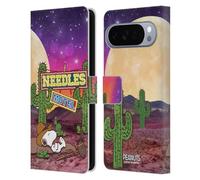 Head Case Designs Licenza Ufficiale Peanuts Nebulosa Aghi Di Cactus Snoopy Cowboy Spazio Custodia Portafoglio in Pelle Compatibile con Google Pixel 10 Pro XL