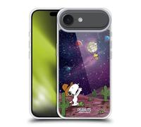 Head Case Designs Licenza Ufficiale Peanuts Nebulosa Palloncini Woodstock Snoopy Cowboy Spazio Custodia in Gel [Protezione di Grado Militare] Compatibile con Apple iPhone 17 Air