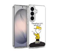 Head Case Designs Licenza Ufficiale Peanuts Non Puoi Fallire Charlie Brown Custodia in Gel [Protezione di Grado Militare] Compatibile con Samsung Galaxy S26 Plus