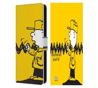Head Case Designs Licenza Ufficiale Peanuts Non Puoi Fallire Charlie Brown Custodia Portafoglio in Pelle Compatibile con Samsung Galaxy S25 FE