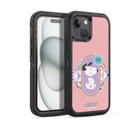 Head Case Designs Licenza Ufficiale Peanuts Pastelli Snoopy Sogni Deco Custodia Antiurto Ultra Blindata compatibile con Apple iPhone 15