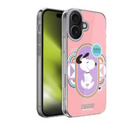 Head Case Designs Licenza Ufficiale Peanuts Pastelli Snoopy Sogni Deco Custodia in Gel [Protezione di Grado Militare] Compatibile con Apple iPhone 17