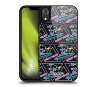 Head Case Designs Licenza Ufficiale Peanuts Pilota Notturno Snoopy Aloha Disco Cover in Gel Rinforzata [Protezione di Grado Militare] Compatibile con Apple iPhone XR