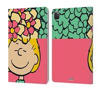 Head Case Designs Licenza Ufficiale Peanuts Sally Fiori metà E Risate Custodia Portafoglio in Pelle Compatibile con Apple iPad PRO 11 2020/2021 / 2022