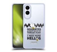 Head Case Designs Licenza Ufficiale Peanuts Saluti Charlie Brown Custodia in Gel [Protezione di Grado Militare] Compatibile con Samsung Galaxy S25 Edge