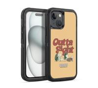 Head Case Designs Licenza Ufficiale Peanuts Schroeder Lucy Outta Sight Woodstock 50th Custodia Antiurto Ultra Blindata compatibile con Apple iPhone 15