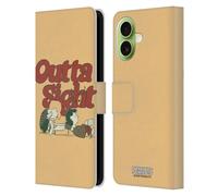 Head Case Designs Licenza Ufficiale Peanuts Schroeder Lucy Outta Sight Woodstock 50th Custodia Portafoglio in Pelle Compatibile con Apple iPhone 17
